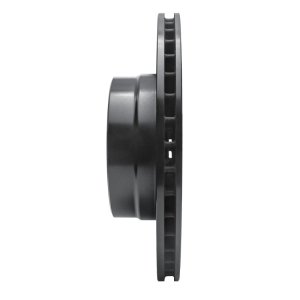 BMW 525i Brake Rotor (1) - Front Left - R1 Concepts - Drilled & Slotted - Black - `04-`10